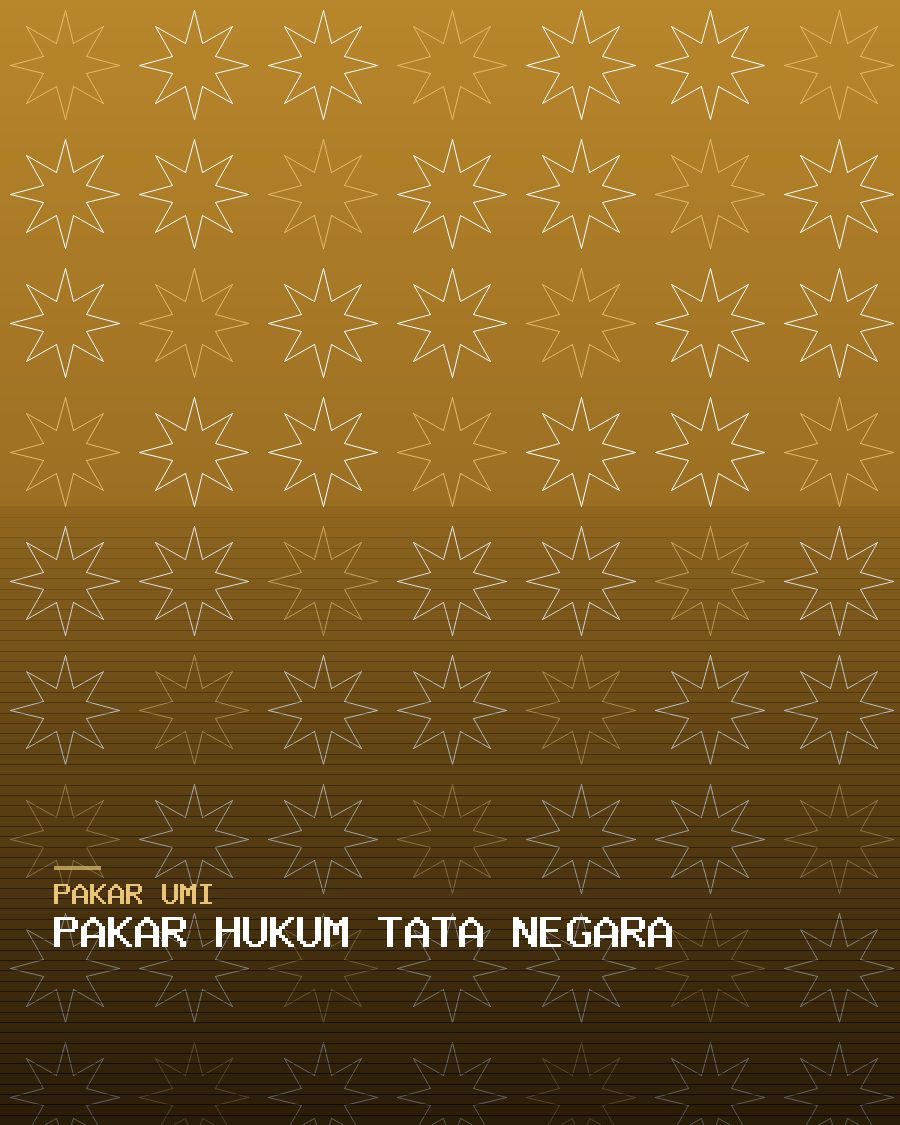 Potret pakar hukum tata negara UMI