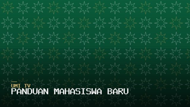 Cuplikan video panduan bagi mahasiswa baru UMI